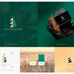 Logo Design & Branding für Club-Bar Holla die Waldfee