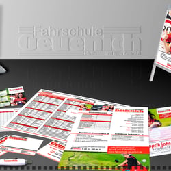 Corporate Design Drucksachen Fahrschule Geuenich Euskirchen/Bad Münstereifel