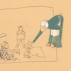 Wie Kriemhild am Hofe zu Worms aufwuchs
