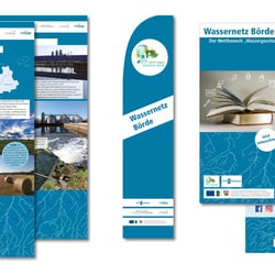 Komplette visuelle Kommunikation für „Wassernetz Börde“