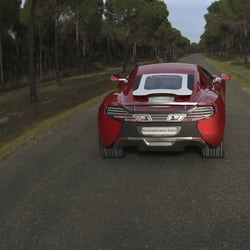 Sportwagen gerendert Ansicht4