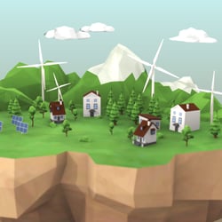Minimal 3D Ecosystem ad