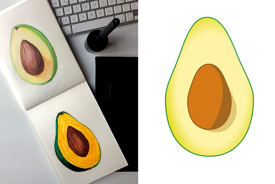 Illustration Avocado | 2017