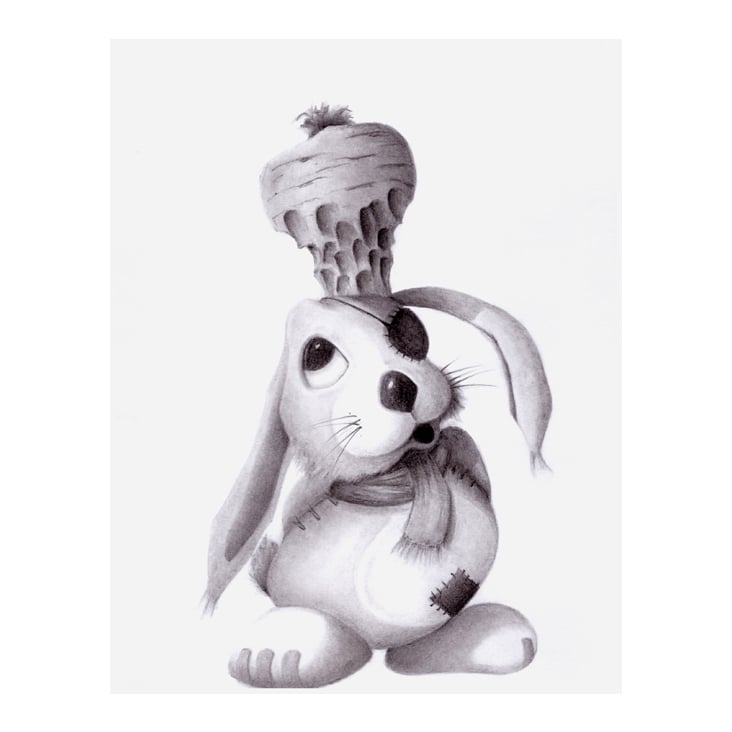 The Sneaky Snowbunny Bandit – Character design for a mobile game – main boss