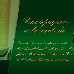 Champagner Vertrieb-Flyer-Vorderseite