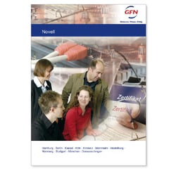 Titelbildgestaltung, Satz und Layout Novell Katalog