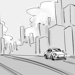 Alpine x MV Agusta – Storyboard – Commercial
