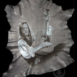 Willy Deville | Acryl auf Leder