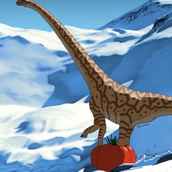 Wintersport with Mamenchisaurus