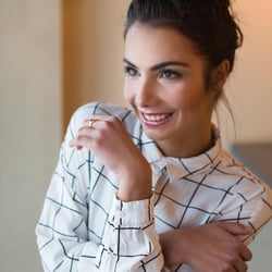 Moderatorin Lea Wagner