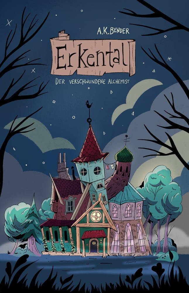 Buchillustration für den Roman Erkental