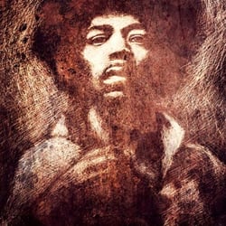 Digital Painting: Hendrix