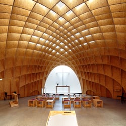Autobahnkirche Siegerland by Schneider + Schumacher. Wilnsdorf, Germany.