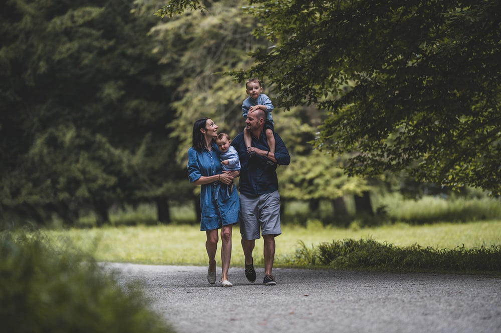 Familienspaziergang