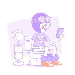 Klopilot Vektor Illustration