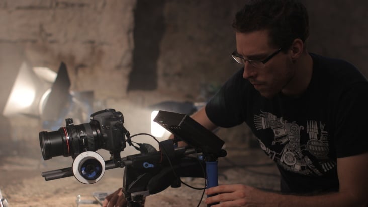 Daniel bei der Arbeit