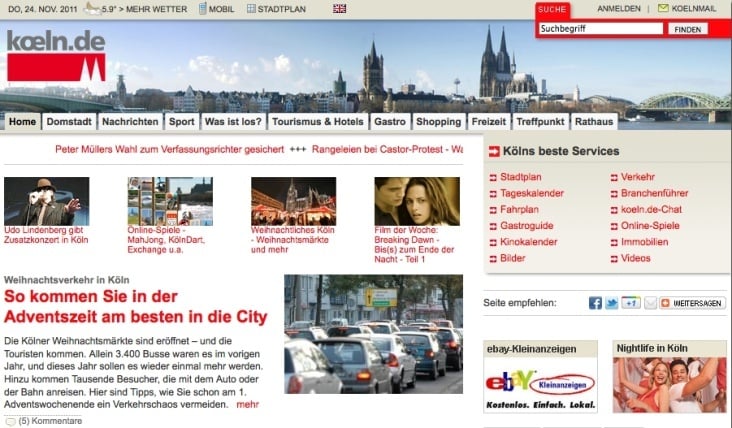 Stadtportal Koeln.de