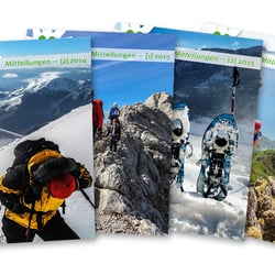 Mitteilungshefte Deutscher Alpenverein – Konzeption, Layout, Grafik, Bildbearbeitung, Korrektorat, Satz
