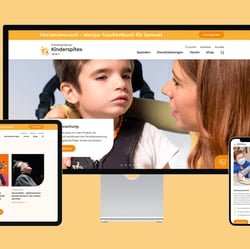 Kinderspitex Award Winning Website