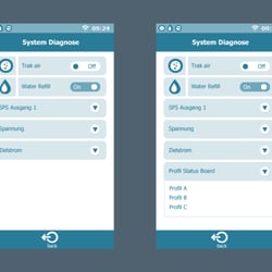 Hoppecke Batterien: Touch Display Design