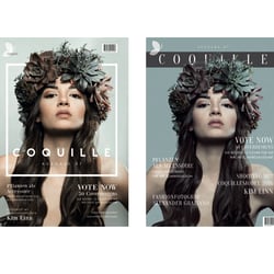 Coquille – das Magazin I Coverdesign