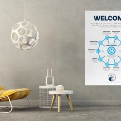 Hochzeitsausstattung – Poster zur Tischordnung