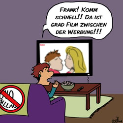 Beitrag zur No zu NoBillag Aktion vom Strapazin
