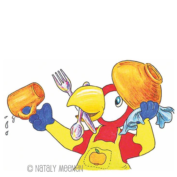 Polly in the kitchen