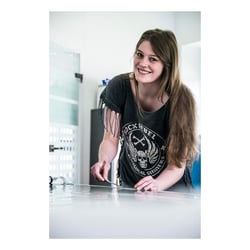 Auszubildende im Betrieb