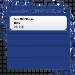 Masterbatch: CGI-Farbnachstellung UN-Blau