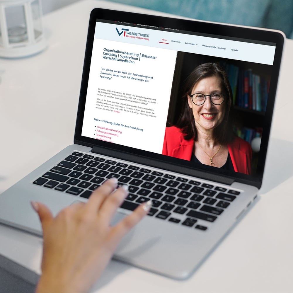 Webdesign Beratung mit Spannung – Valérie Turbot