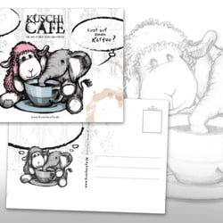 Kuschicafe :: Postkarte