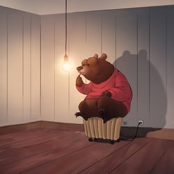 Energieberatung Bern, Sujet «Lampe»