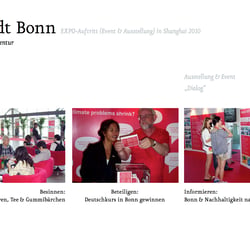 Stadt Bonn – EXPO-Auftritt Shanghai
