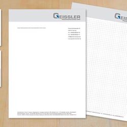 Geissler Präzisionserzeugnisse Corporate Design