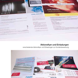 Informationsflyer und Einladungen