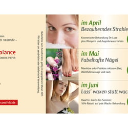 Beauty & Balance Aktionsflyer
