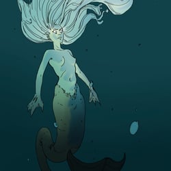 Characterdesign – Mermaid – Comic
