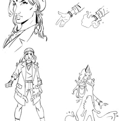 Mantra Comic Book Sunny Character Design