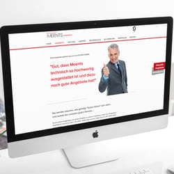 Infoseite der Website
