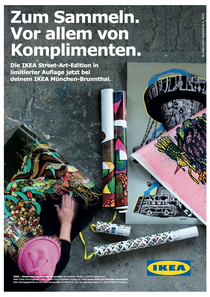 Anzeige IKEA Deutschland ART EVENT