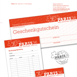 Corporate Design für Weinhandlung in Haidhausen