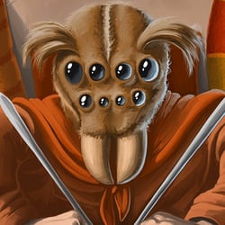 Man-Spider Close-Up 1