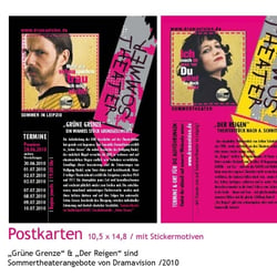 Flyer für Sommertheater