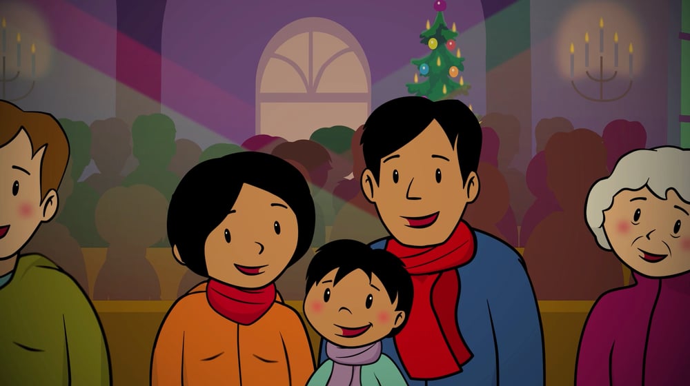 In Dulci Jubilo – Design und Animation für Family Screen