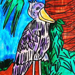 Septembird 23 – Tag 3 – Vogel:Shoebill (Deutsch:Schuhschnabel)