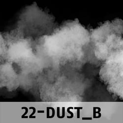 Beispiel für Pinsel-Set: Dust, Staub, Nebel…