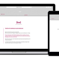 Website „Katja Wohlers“