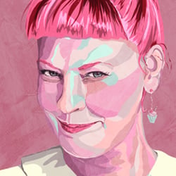 Portrait mit dem Lasso-Tool aus Photoshop