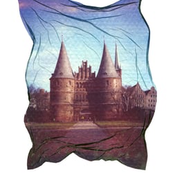 Holstentor Lübeck Polaroidemulsion